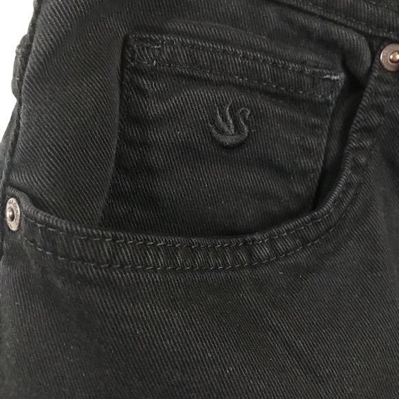 Gloria Vanderbilt Straight Womens Size 12 Black Denim High Rise Jean 32x30 - Picture 6 of 10